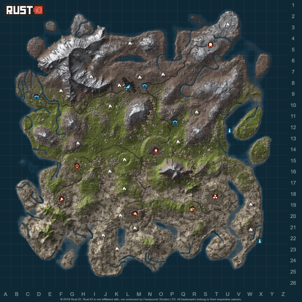 Фото карта rust - 83 фото